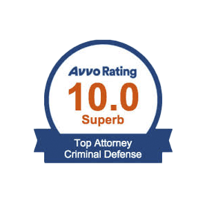 Avvo Rating 10.0 Top Attorney Criminal Defense